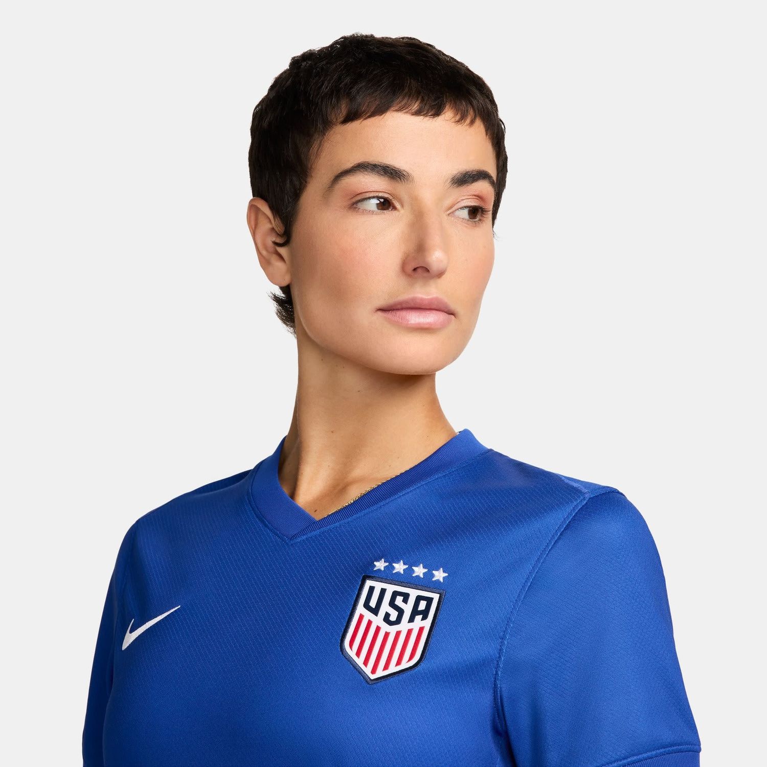 USA 2024 USWNT AWAY JERSEY WOMEN (BLUE/RED)