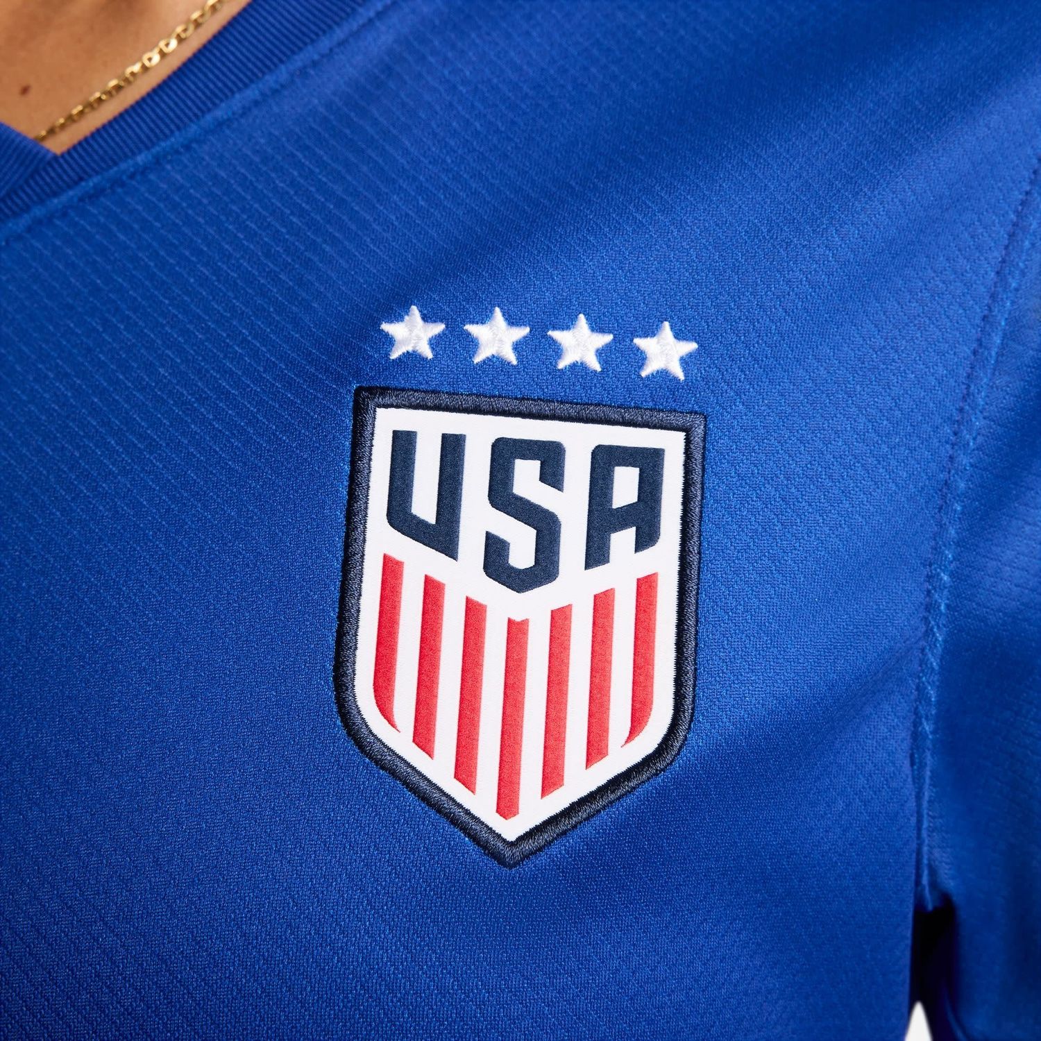 USA 2024 USWNT AWAY JERSEY WOMEN (BLUE/RED)