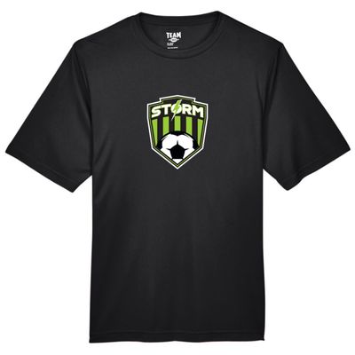 MILAN STORM: PERFORMANCE TEE (BLACK)