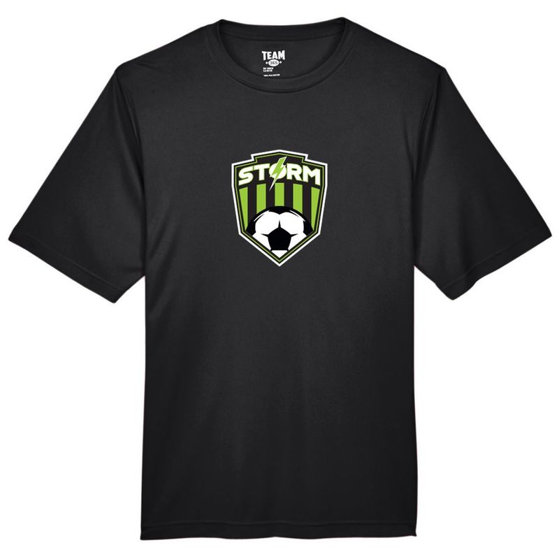 MILAN STORM: PERFORMANCE TEE (BLACK)