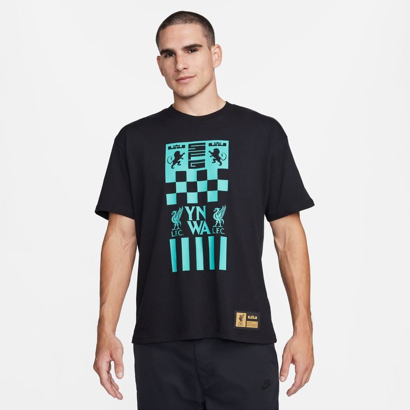 LIVERPOOL 23/24 LBJ MAX90 SS TEE (BLACK/TEAL)