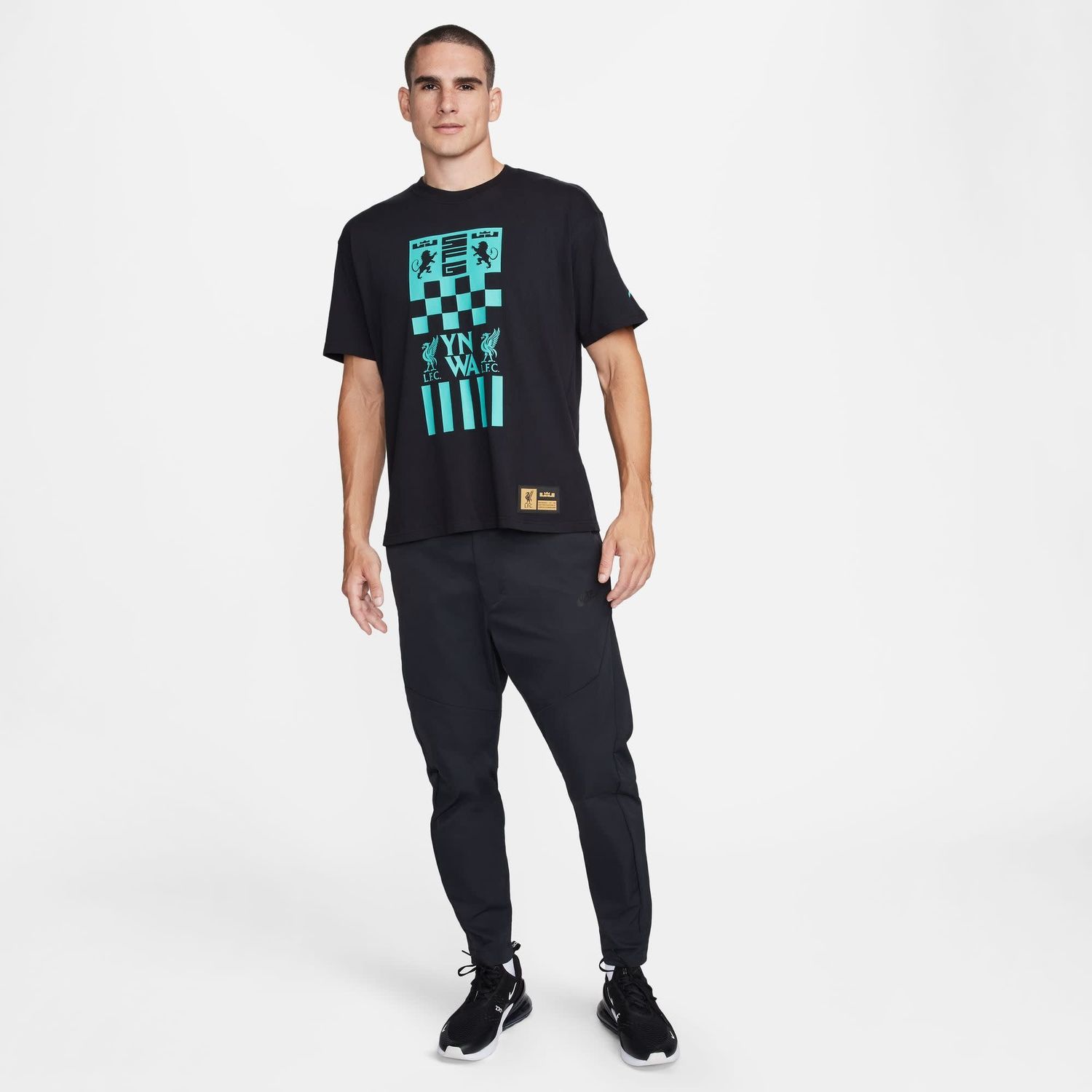 LIVERPOOL 23/24 LBJ MAX90 SS TEE (BLACK/TEAL)