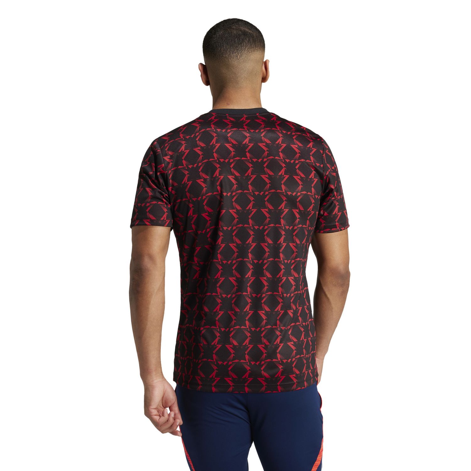 MANCHESTER UNITED 24/25 PREMATCH JERSEY (BLACK/RED)