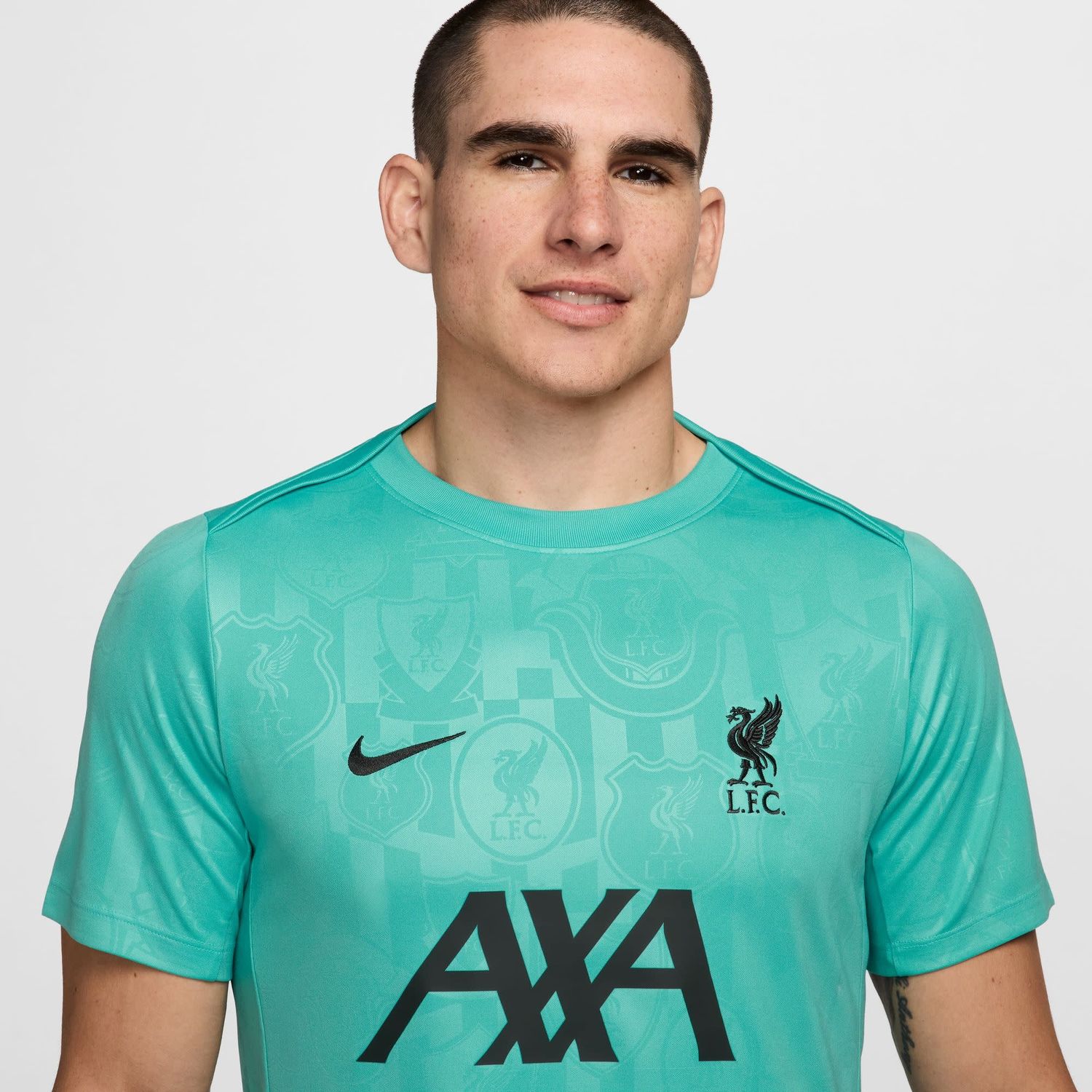 LIVERPOOL 24/25 ACADEMY PRO PREMATCH JERSEY (TEAL)