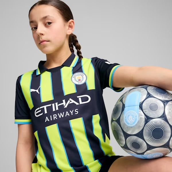 MANCHESTER CITY 24/25 AWAY JERSEY YOUTH (NAVY/YELLOW)