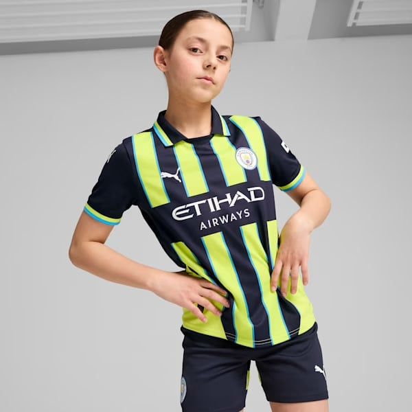 MANCHESTER CITY 24/25 AWAY JERSEY YOUTH (NAVY/YELLOW)