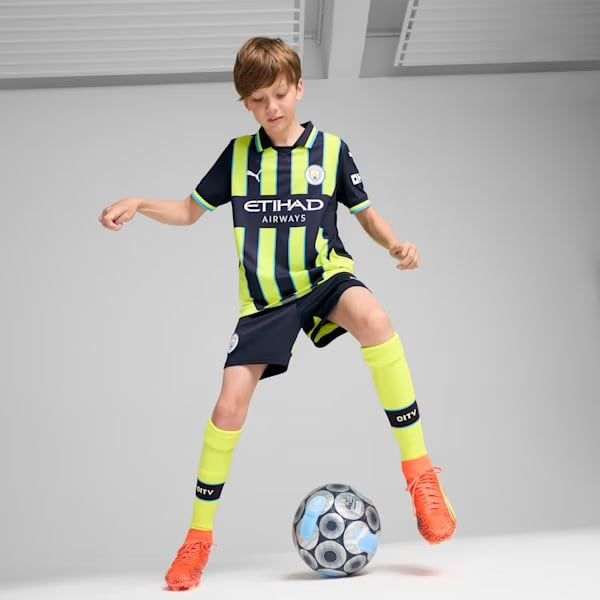 MANCHESTER CITY 24/25 AWAY JERSEY YOUTH (NAVY/YELLOW)