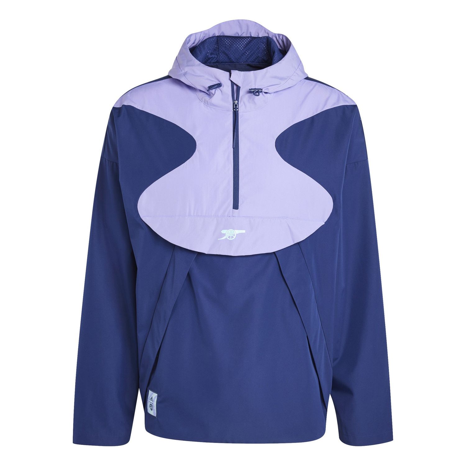 ARSENAL 24/25 1/2 ZIP WINDBREAKER (PURPLE/NAVY)