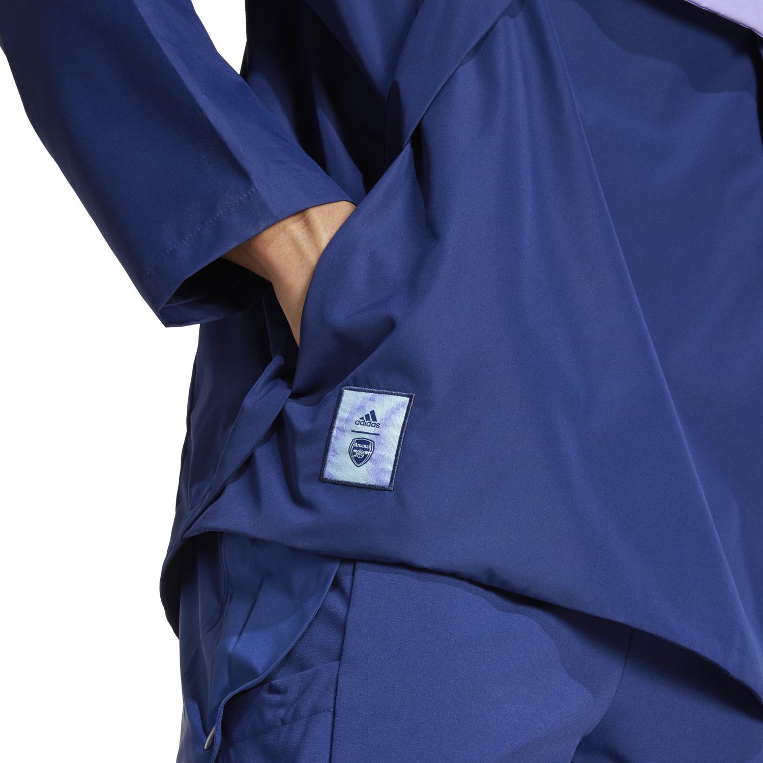 ARSENAL 24/25 1/2 ZIP WINDBREAKER (PURPLE/NAVY)