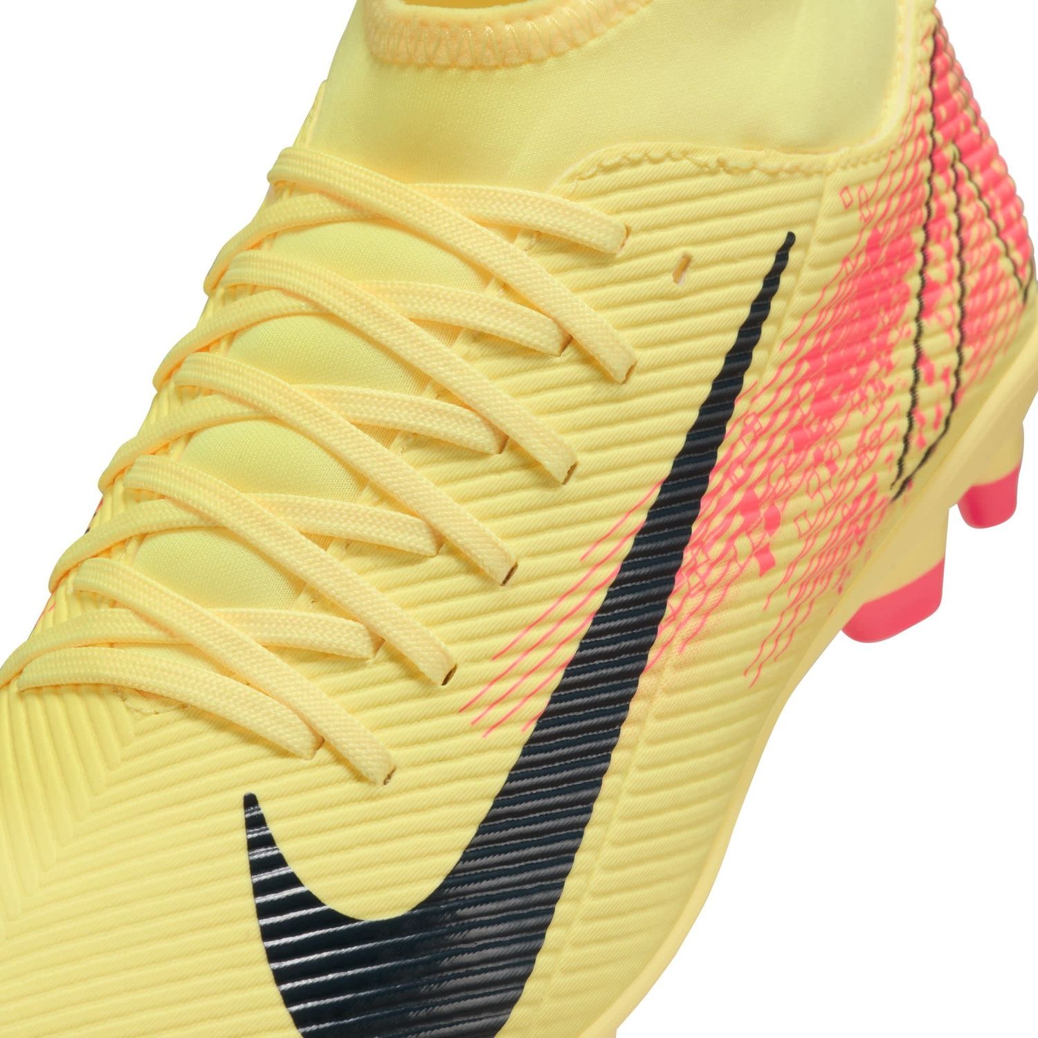 MERCURIAL SUPERFLY 10 CLUB KM FG/MG JR (YELLOW/PINK)