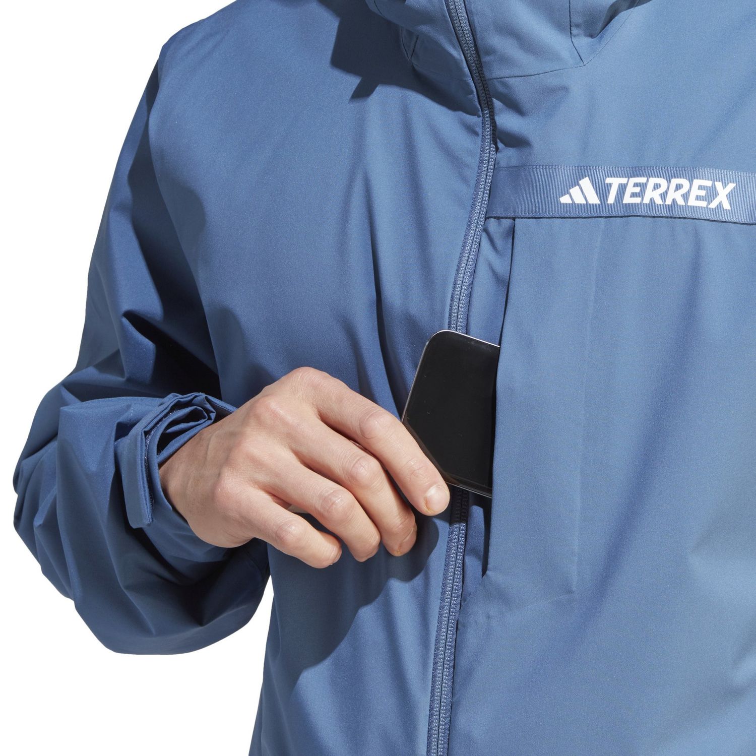 TERREX MULTI RAIN.RDY 2.5-LAYER RAIN JACKET (BLUE)
