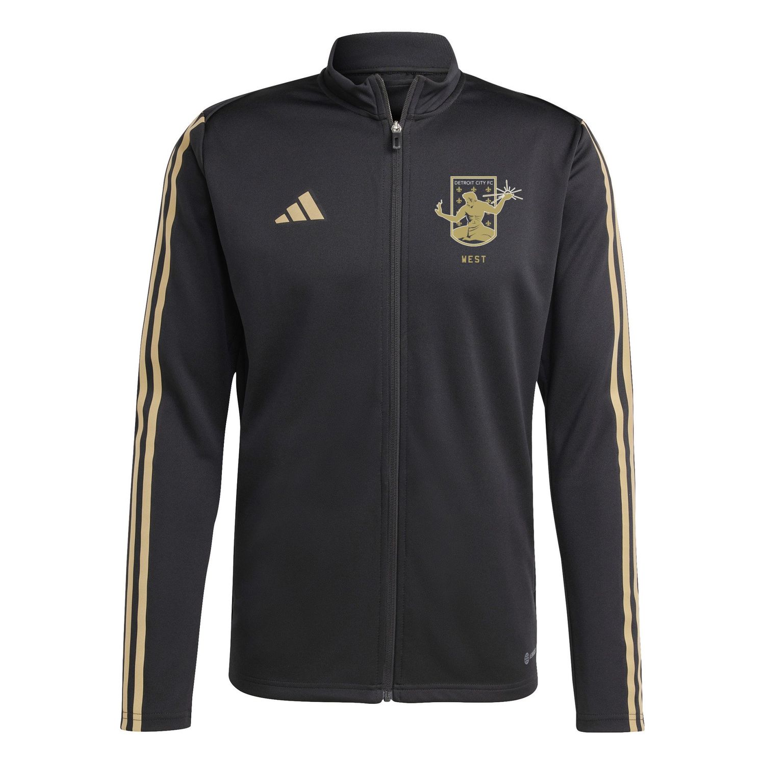 DCFC TIRO TRAINING JACKET REFLECTIVE (BLACK/GOLD)