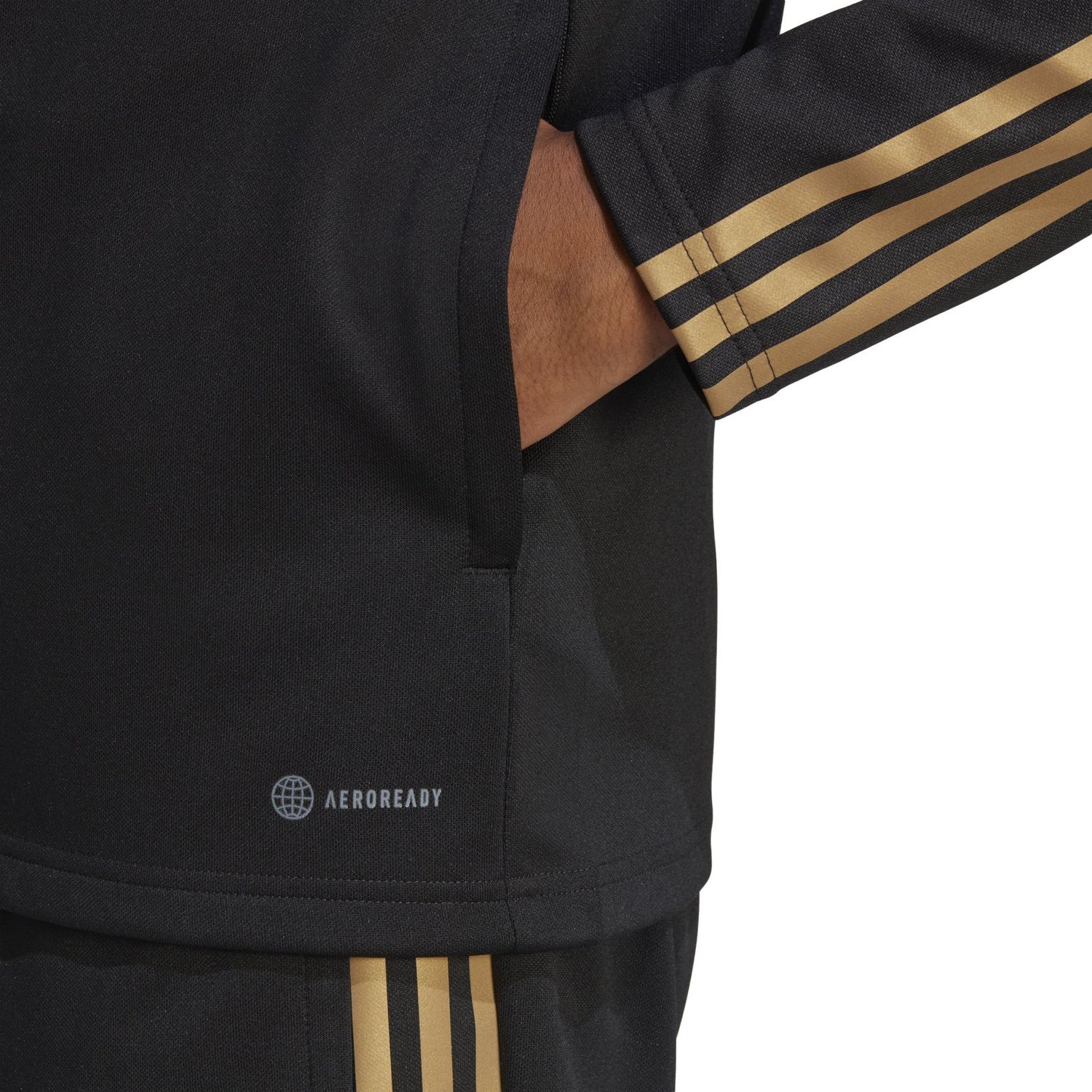 DCFC TIRO TRAINING JACKET REFLECTIVE (BLACK/GOLD)