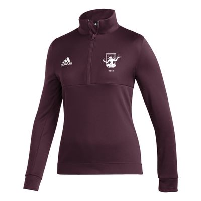 DCFC TEAM ISSUE 1/4 ZIP WOMEN (MAROON)