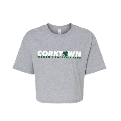 CORKTOWN WFC 25: CROP TEE (GRAY)