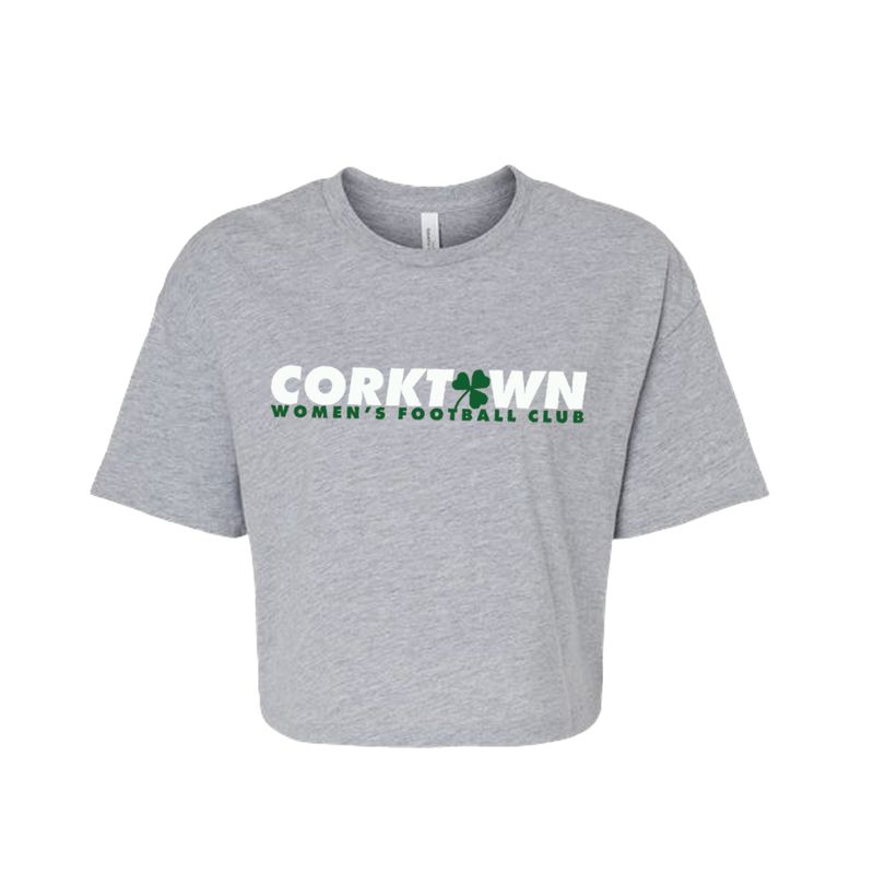 CORKTOWN WFC 25: CROP TEE (GRAY)