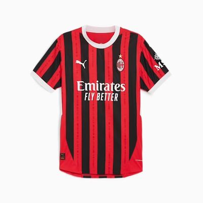 AC MILAN 24/25 AUTHENTIC HOME JERSEY (RED/BLACK)