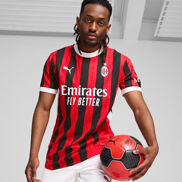 AC MILAN 24/25 AUTHENTIC HOME JERSEY (RED/BLACK)