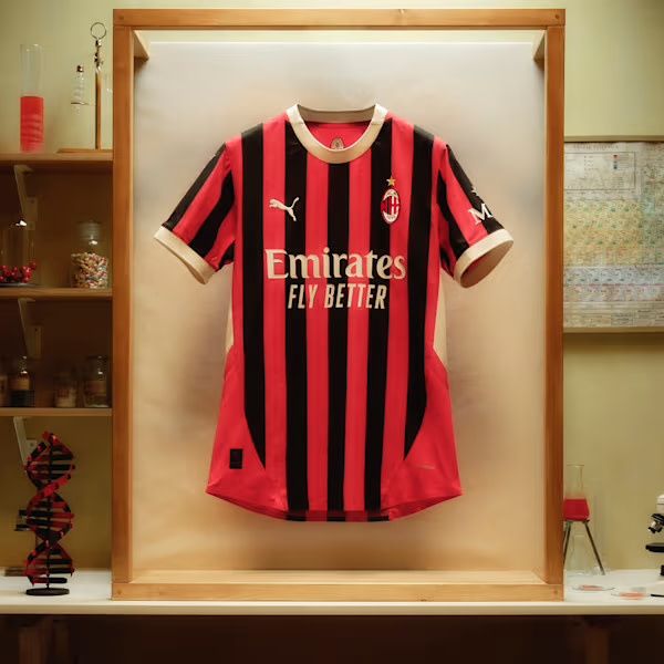 AC MILAN 24/25 AUTHENTIC HOME JERSEY (RED/BLACK)