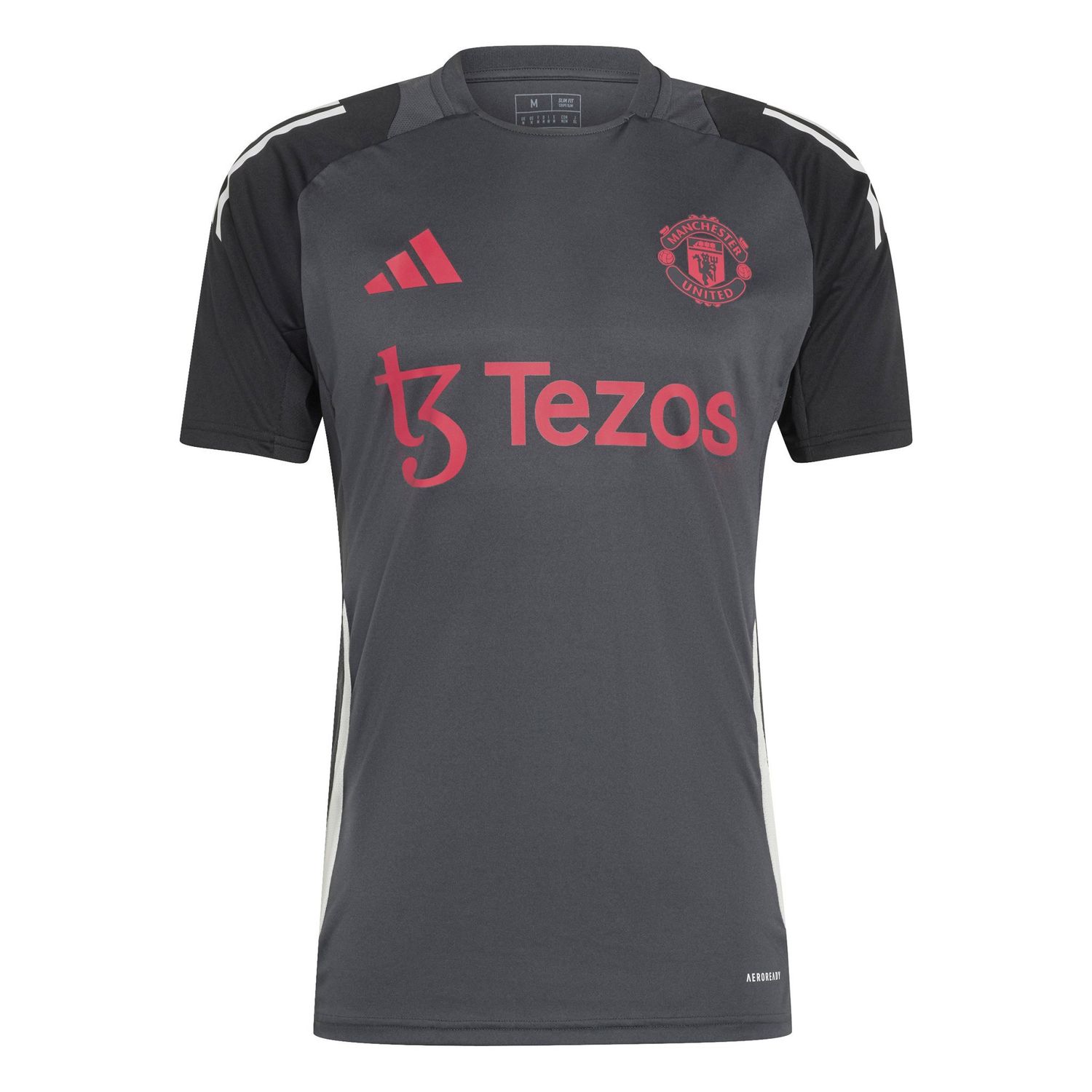 MANCHESTER UNITED 24/25 EUROPEAN TRAINING JERSEY (CARBON BLACK)