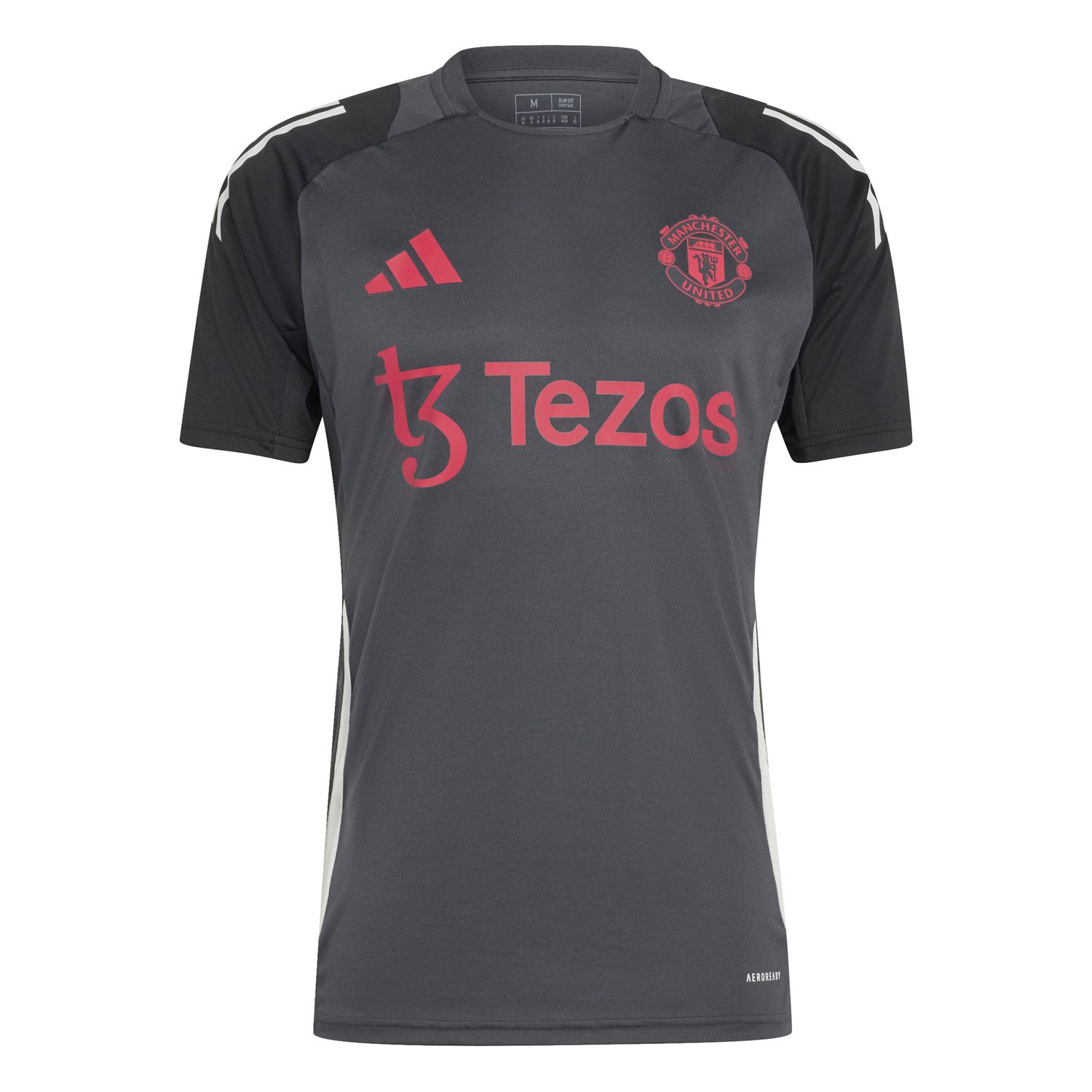 MANCHESTER UNITED 24/25 EUROPEAN TRAINING JERSEY (CARBON BLACK)