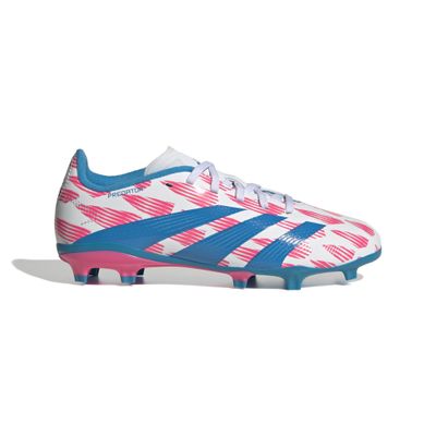 PREDATOR LEAGUE FG JR (WHITE/PINK/BLUE)