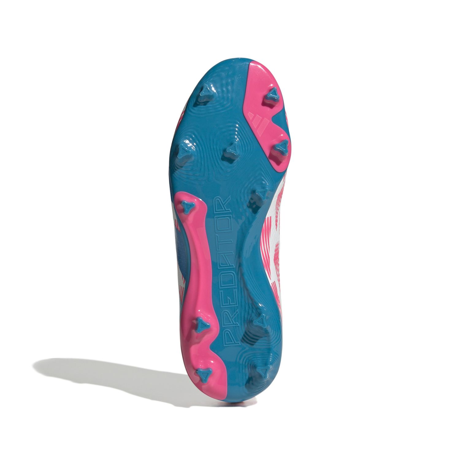 PREDATOR LEAGUE FG JR (WHITE/PINK/BLUE)