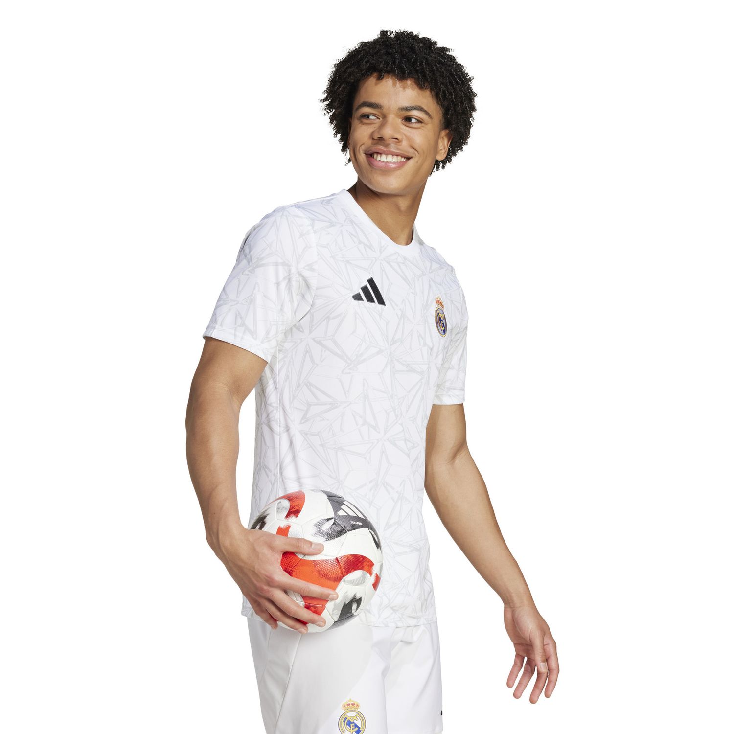 REAL MADRID 24/25 PREMATCH JERSEY (WHITE/GRAY)
