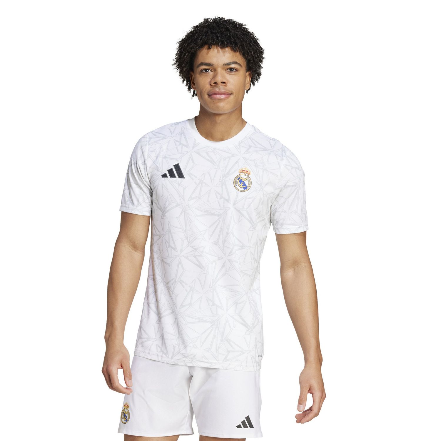 REAL MADRID 24/25 PREMATCH JERSEY (WHITE/GRAY)