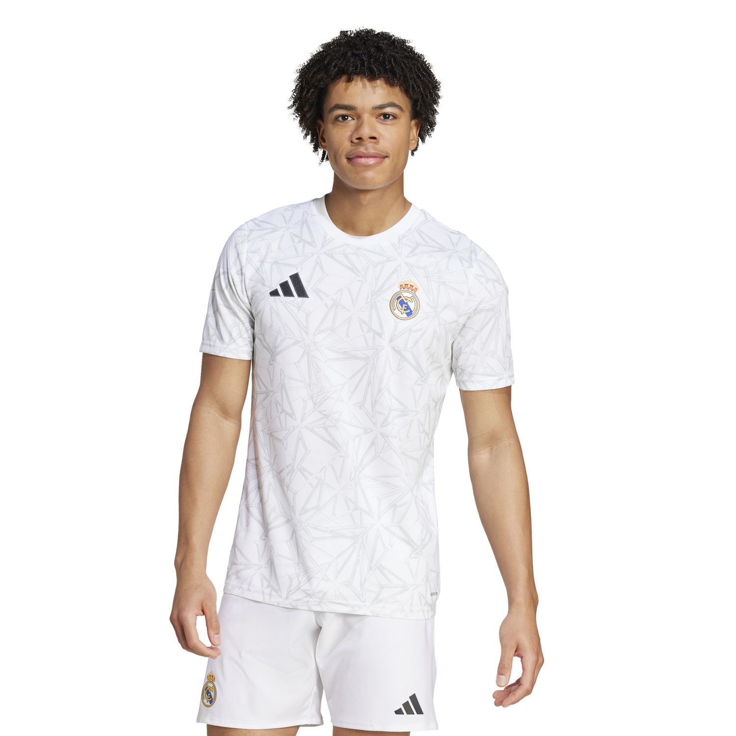 REAL MADRID 24/25 PREMATCH JERSEY (WHITE/GRAY)