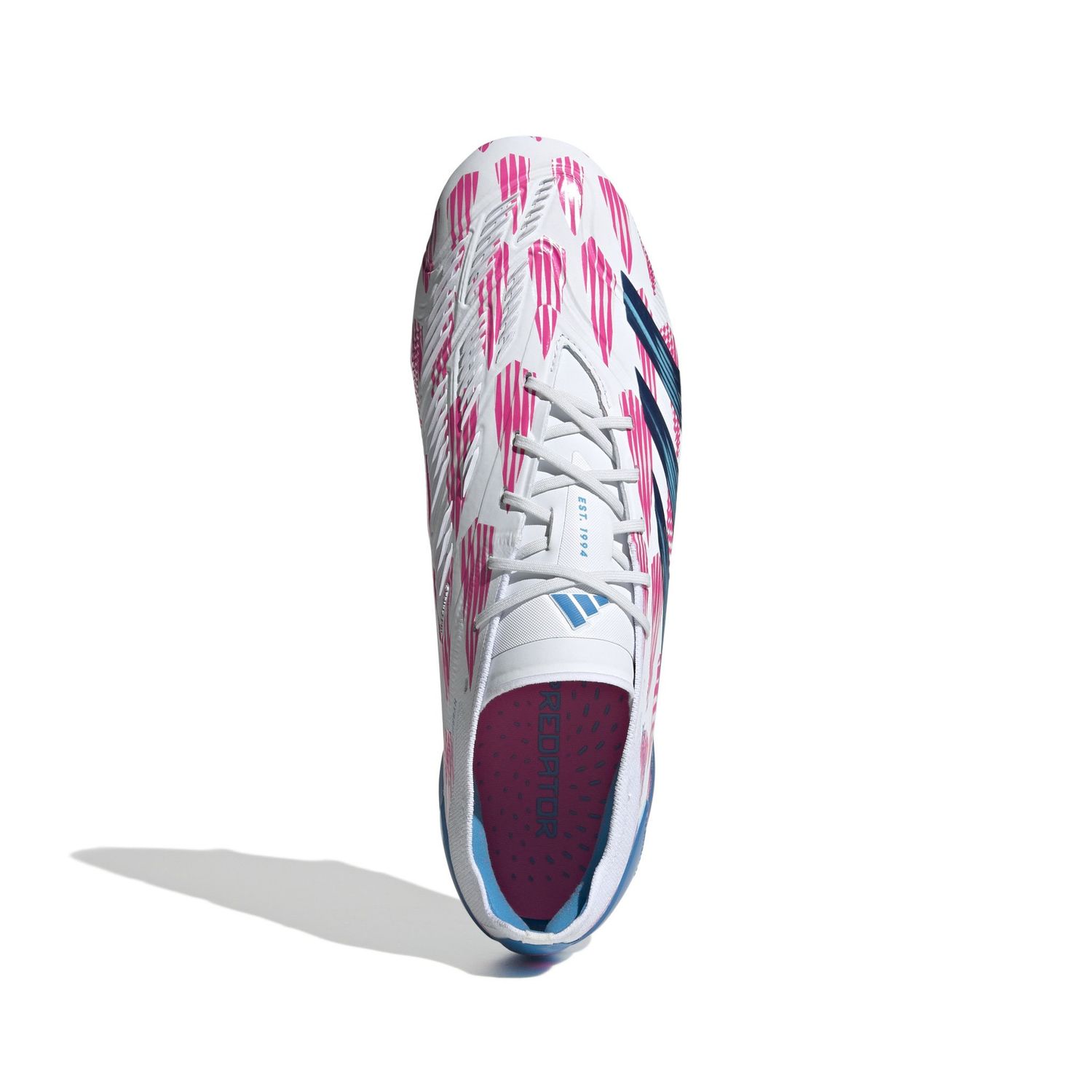 PREDATOR ELITE FG (WHITE/PINK/BLUE)