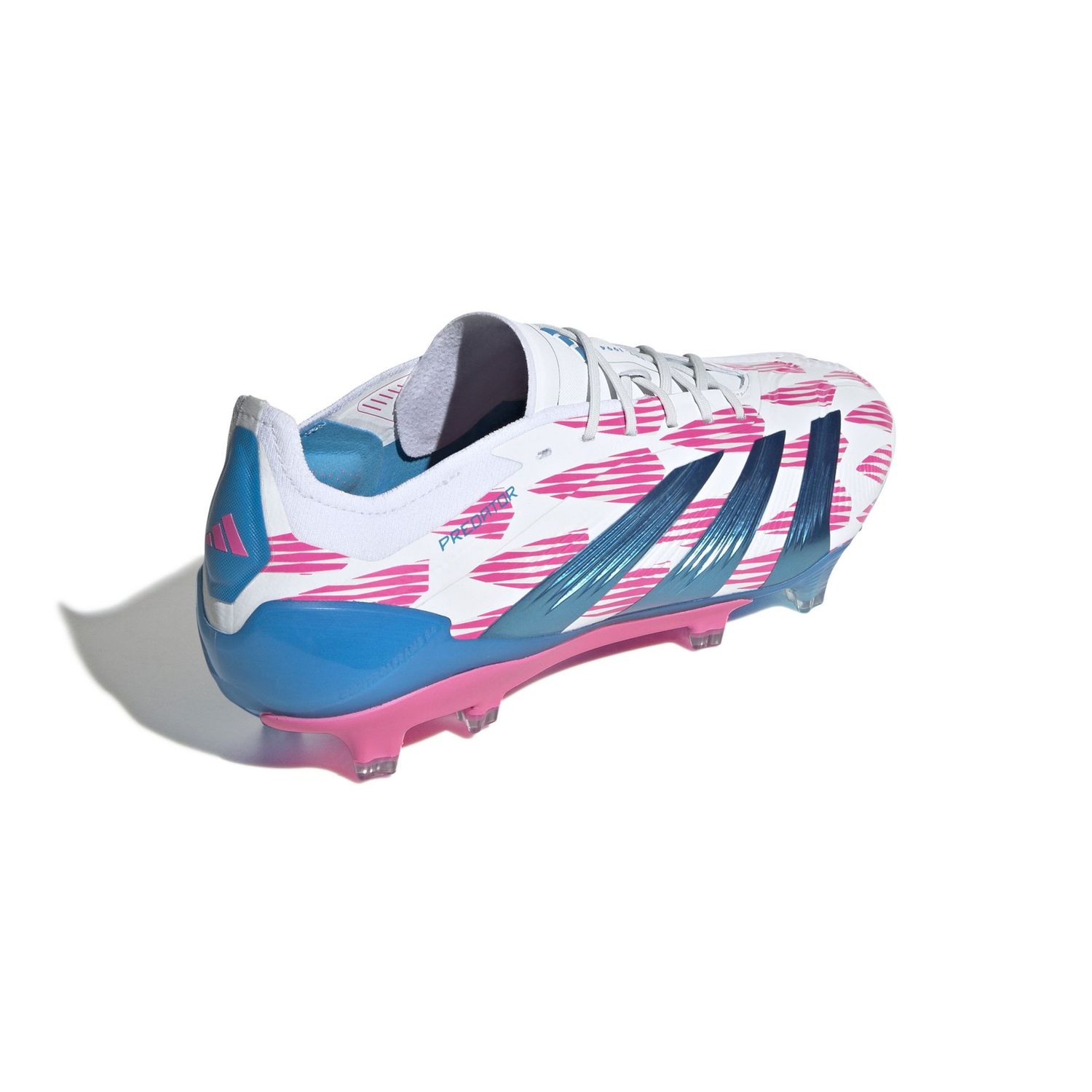 PREDATOR ELITE FG (WHITE/PINK/BLUE)
