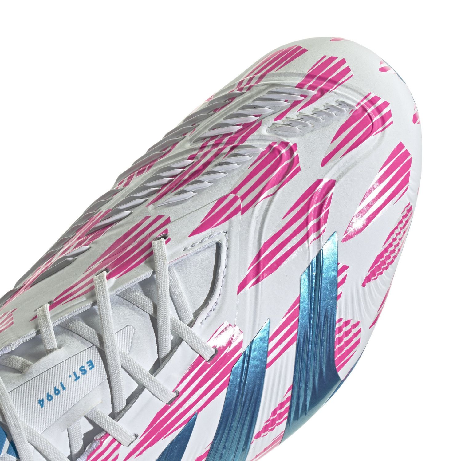 PREDATOR ELITE FG (WHITE/PINK/BLUE)