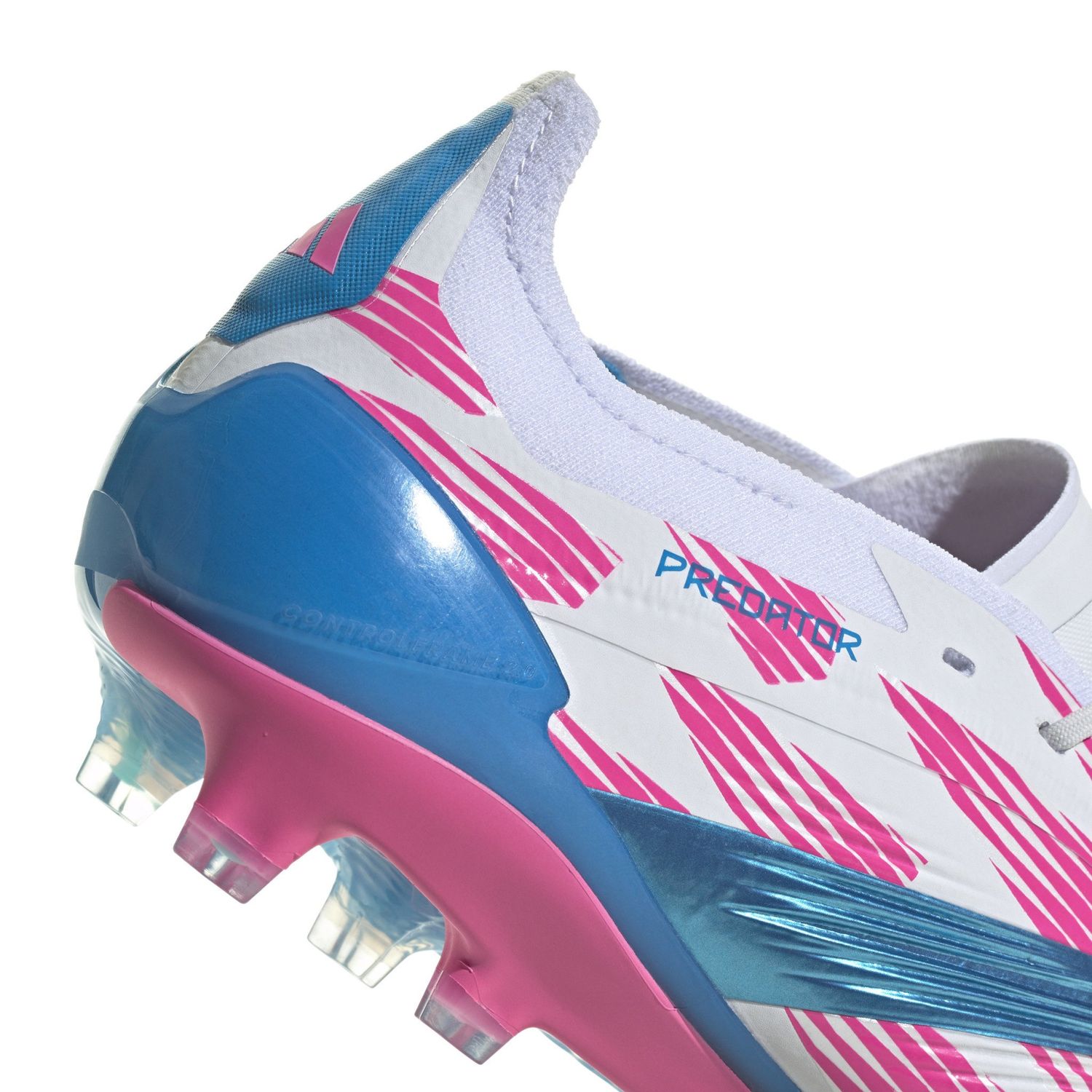 PREDATOR ELITE FG (WHITE/PINK/BLUE)