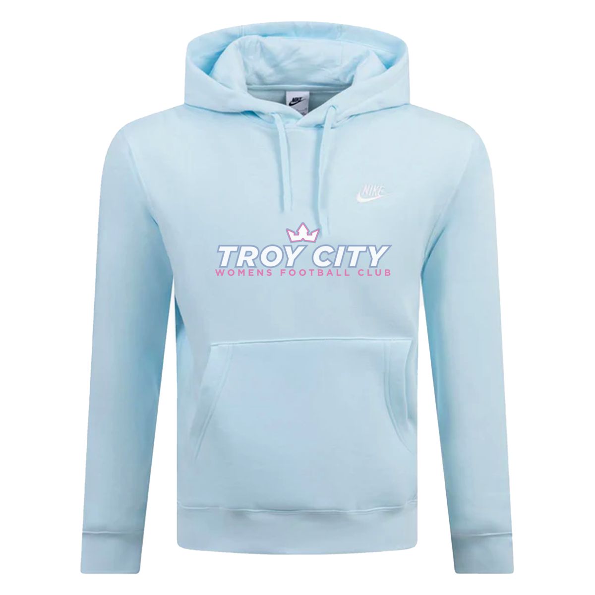 TROY CITY WFC: TEAM CLUB PULLOVER HOODIE (SKY)