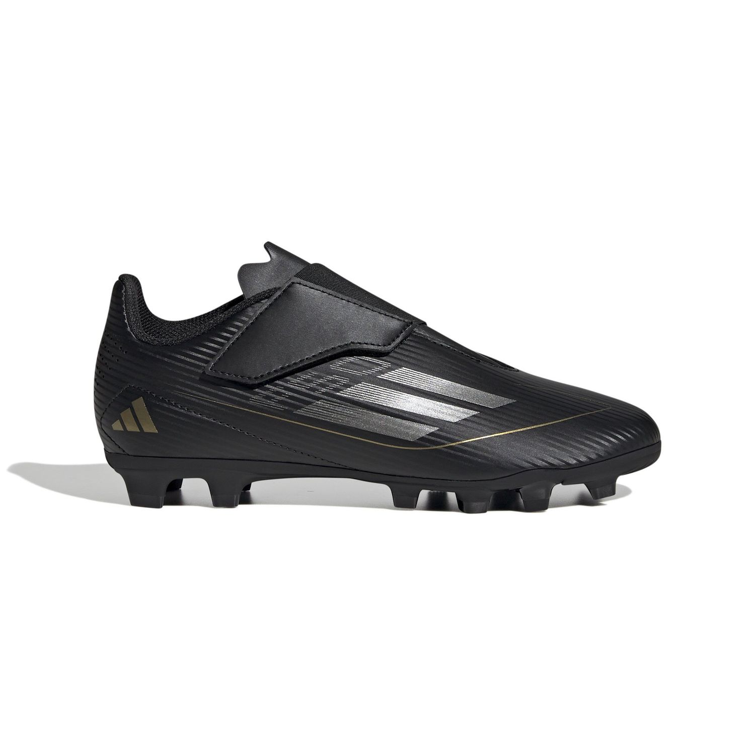 F50 CLUB VELCRO FxG JR (BLACK/SILVER)
