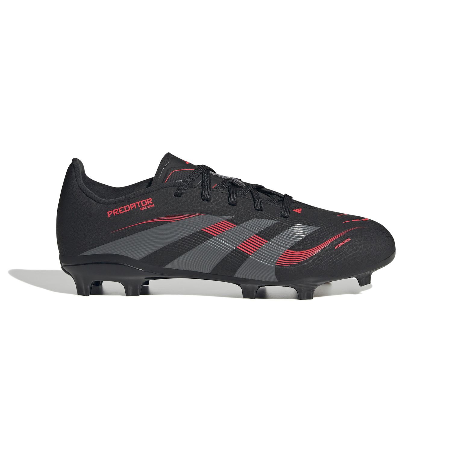 PREDATOR LEAGUE 25 FG JR (BLACK/RED)