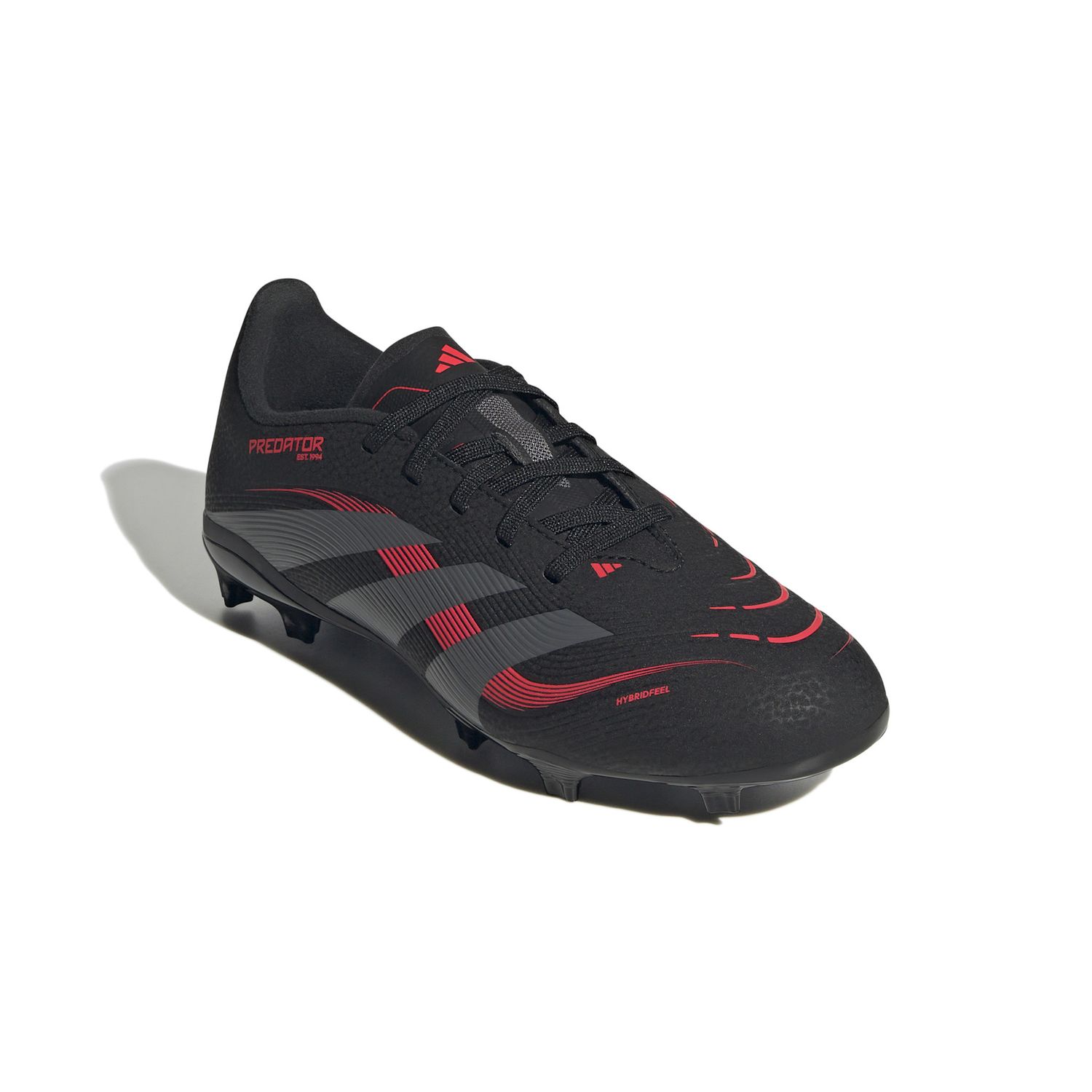 PREDATOR LEAGUE 25 FG JR (BLACK/RED)