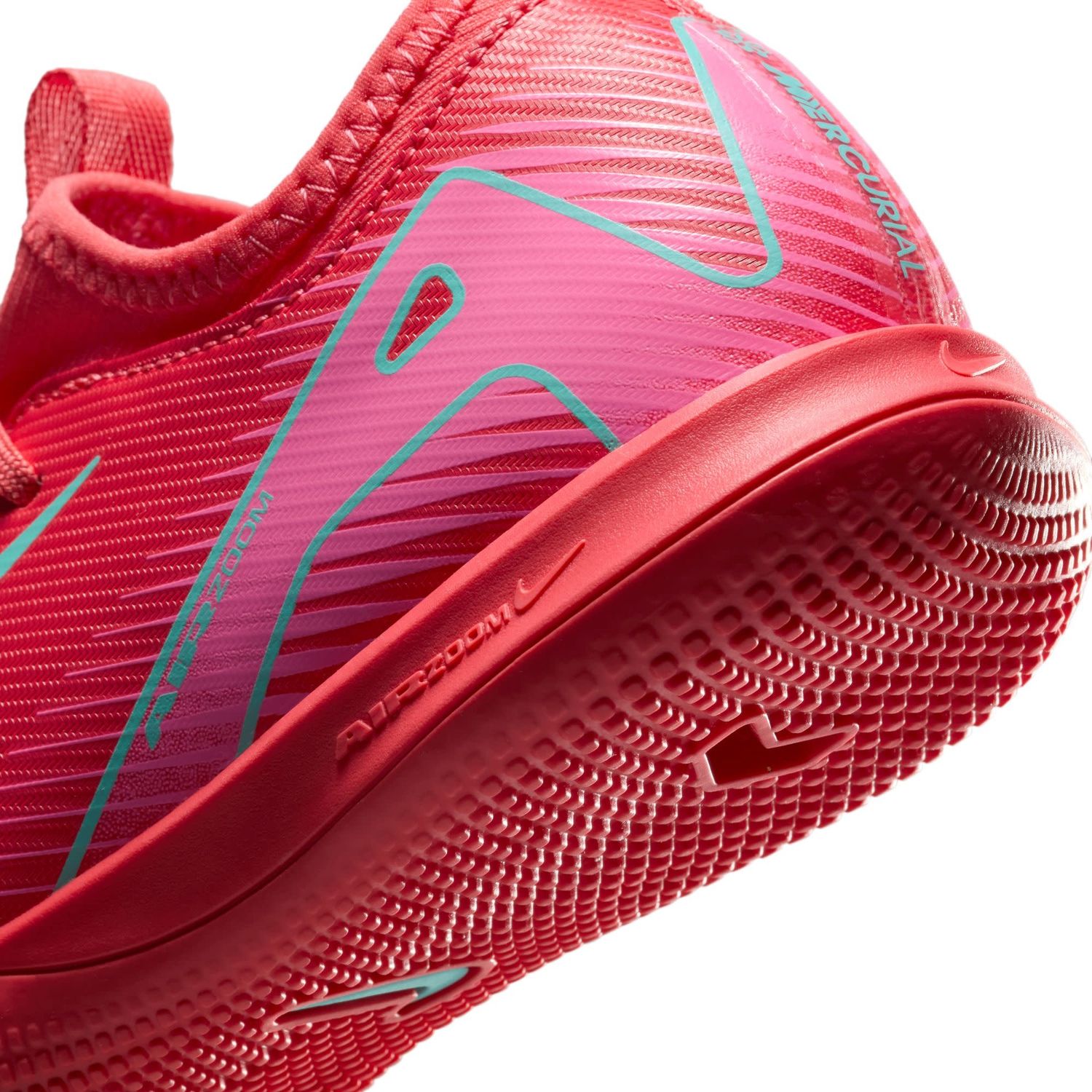 ZOOM MERCURIAL VAPOR 16 ACADEMY IC JR (PINK/MINT)