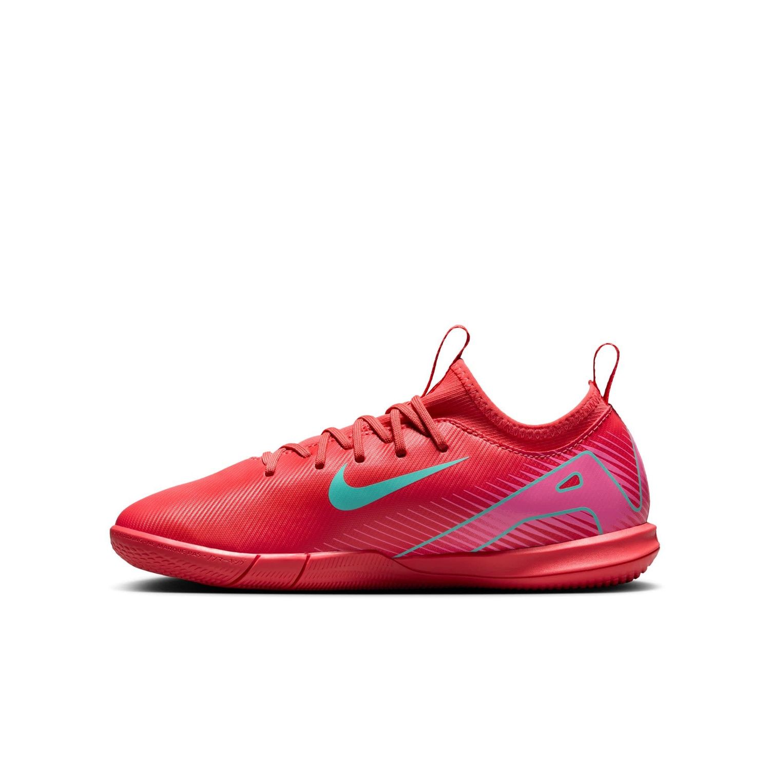 ZOOM MERCURIAL VAPOR 16 ACADEMY IC JR (PINK/MINT)