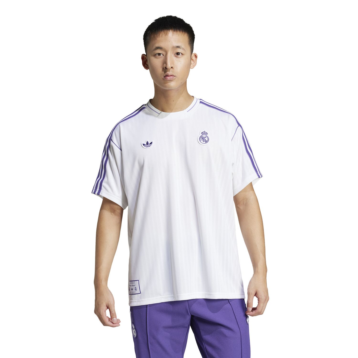 REAL MADRID 24/25 TERRACE ICONS JERSEY (WHITE/PURPLE)