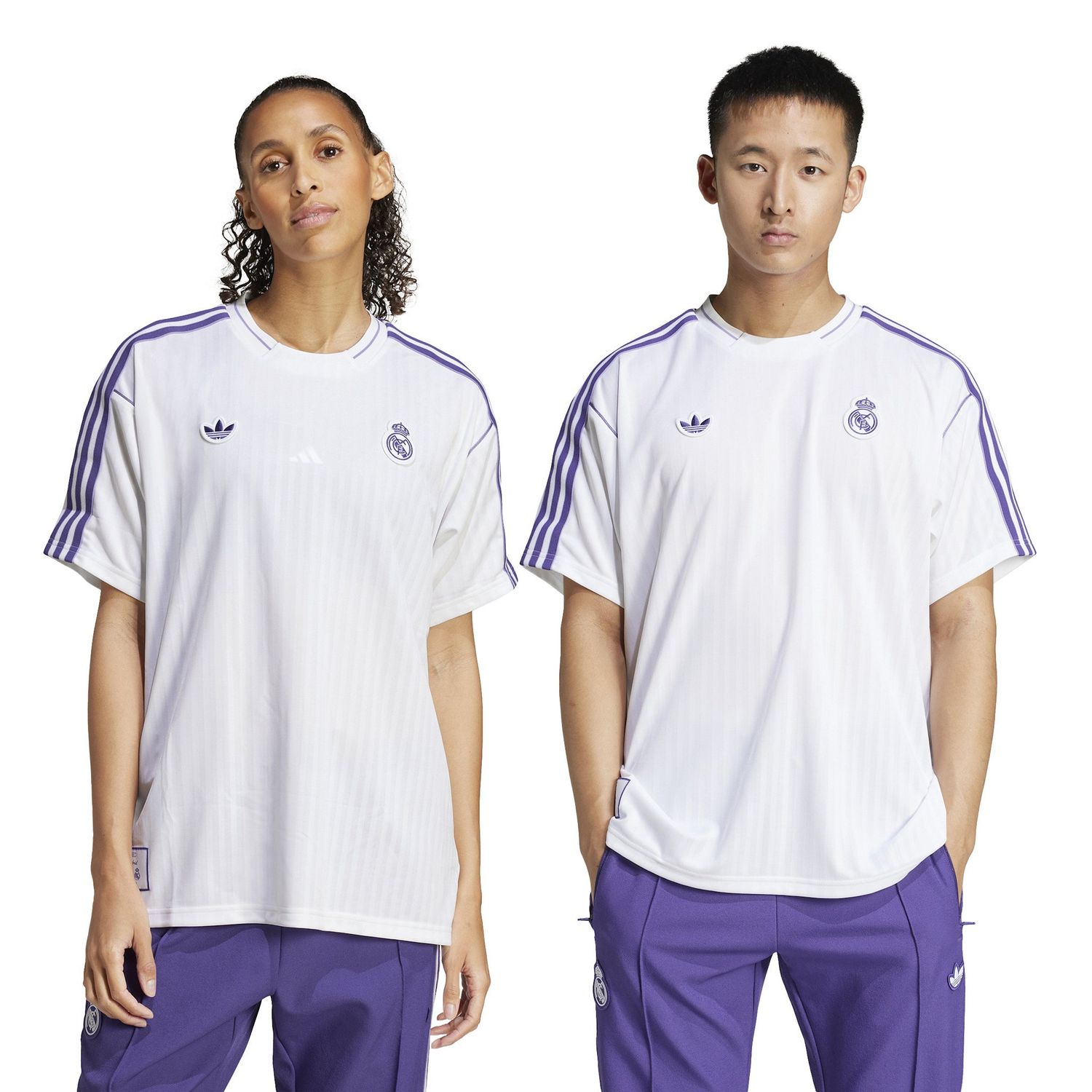 REAL MADRID 24/25 TERRACE ICONS JERSEY (WHITE/PURPLE)