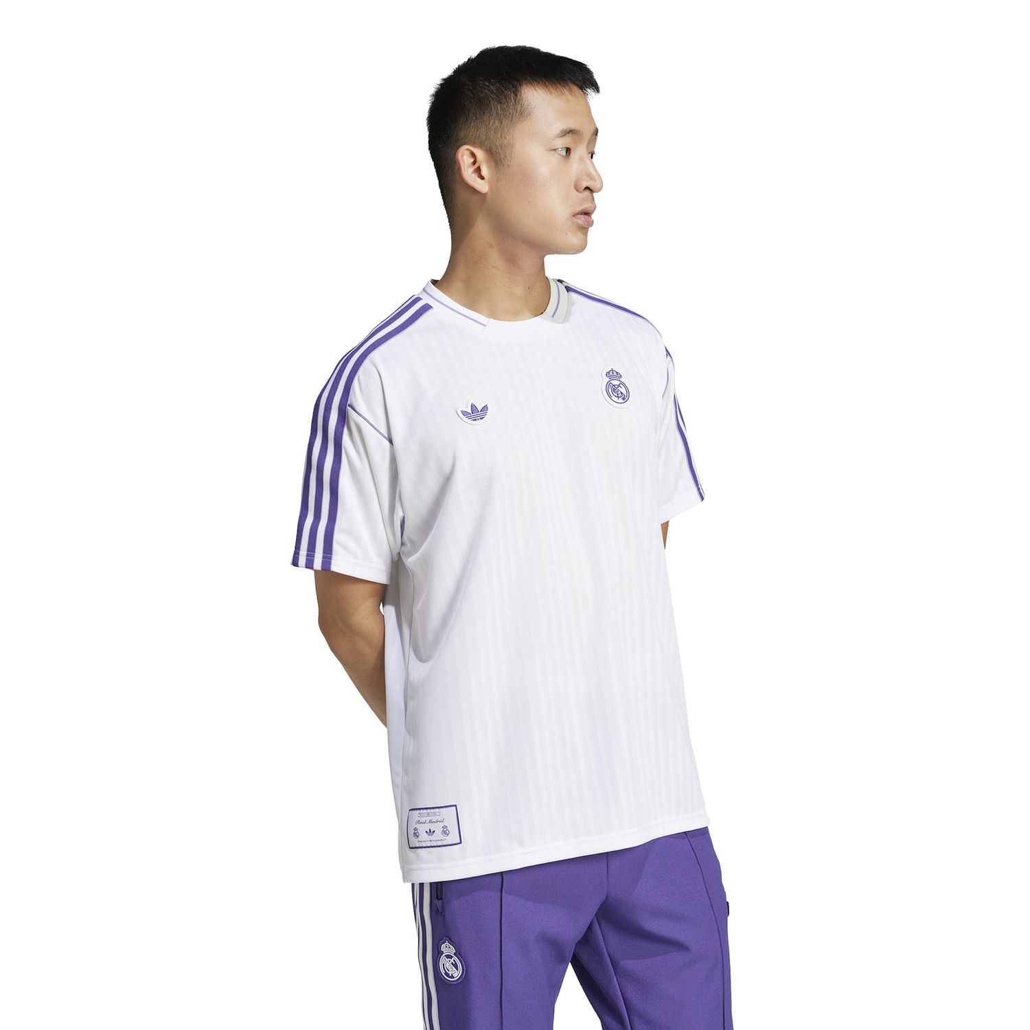 REAL MADRID 24/25 TERRACE ICONS JERSEY (WHITE/PURPLE)