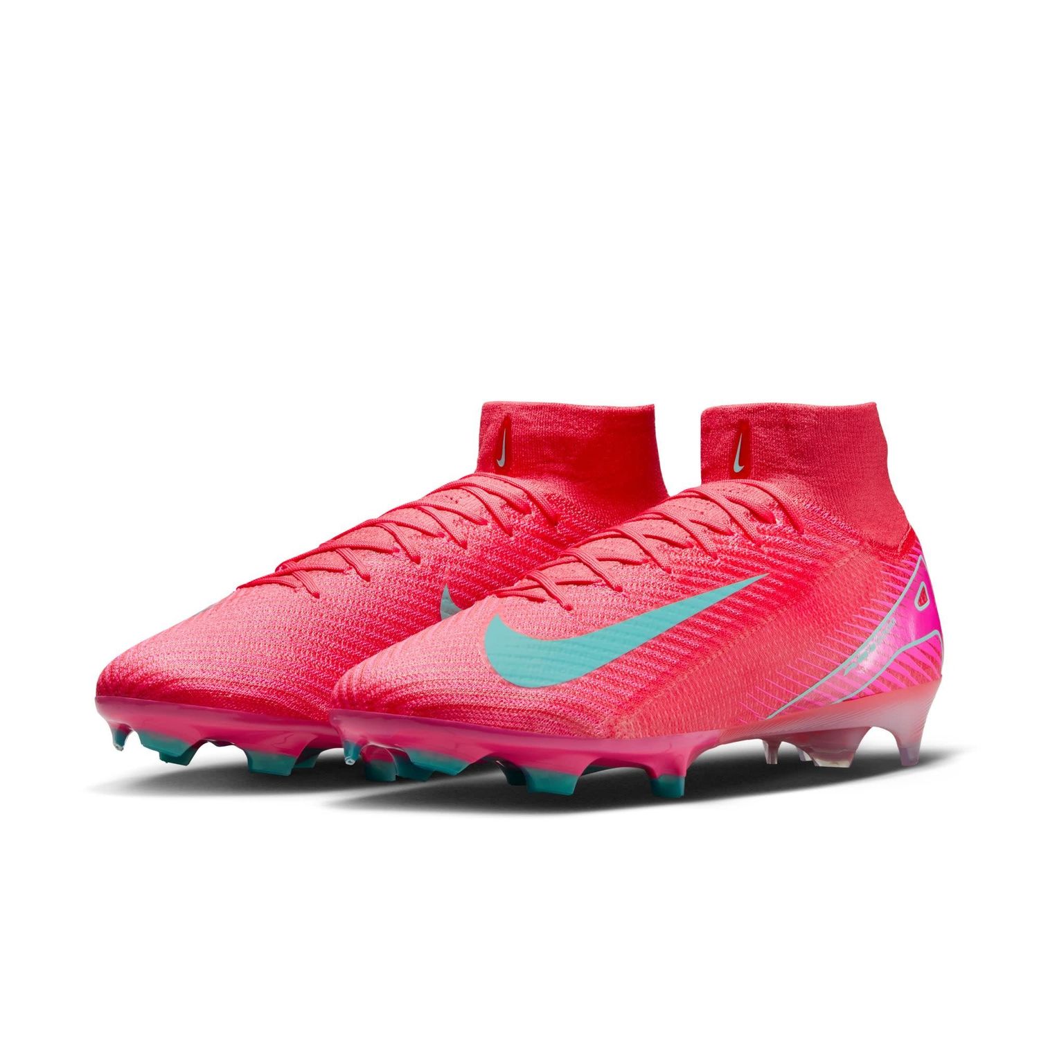 ZOOM MERCURIAL SUPERFLY 10 ELITE FG (PINK/MINT)