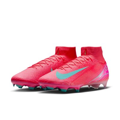 ZOOM MERCURIAL SUPERFLY 10 ELITE FG (PINK/MINT)