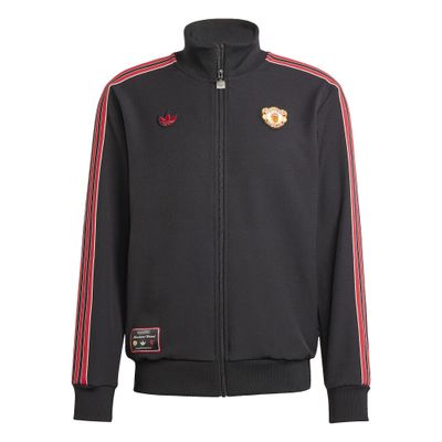 MANCHESTER UNITED 24/25 TERRACE ICONS TRACK TOP (BLACK/RED)