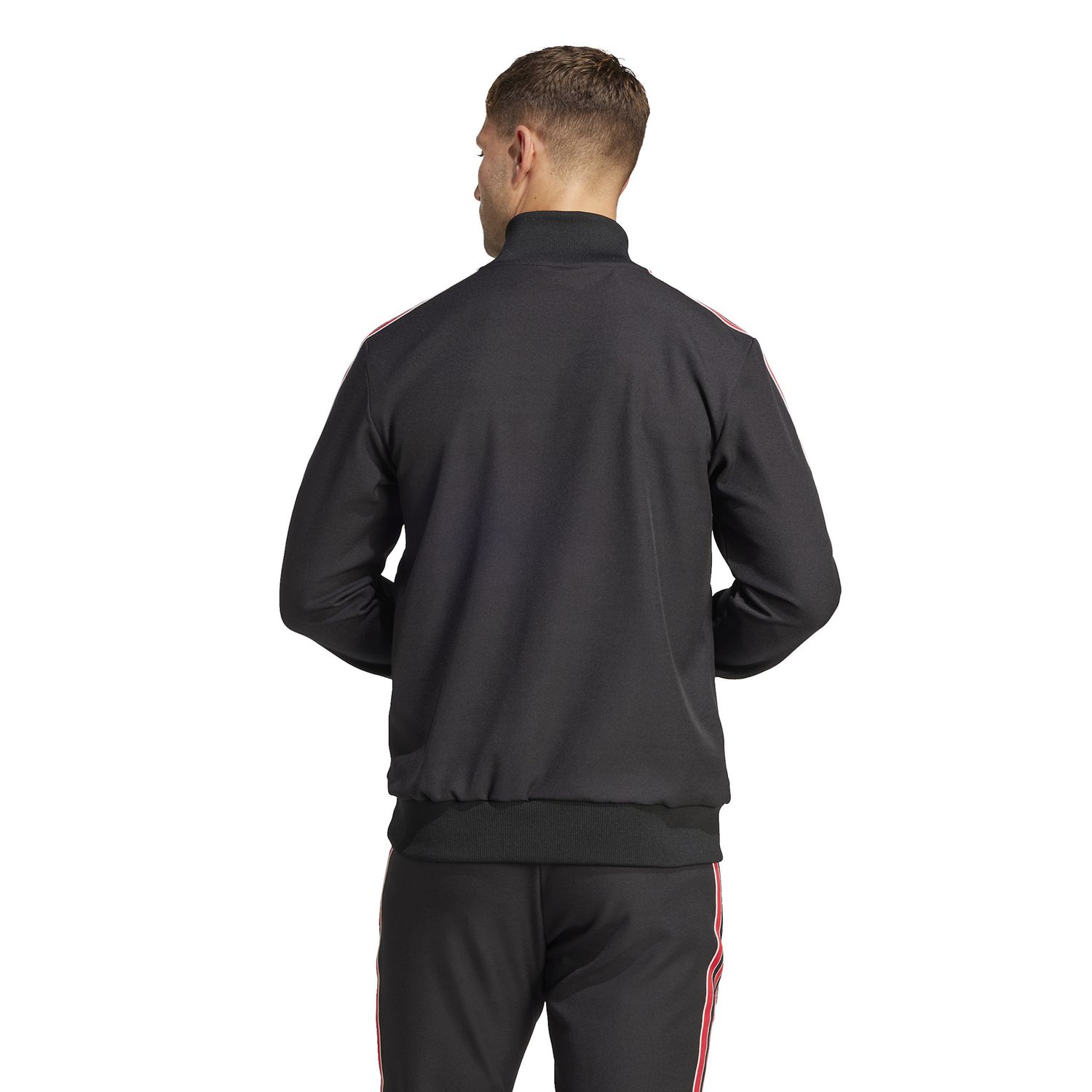 MANCHESTER UNITED 24/25 TERRACE ICONS TRACK TOP (BLACK/RED)