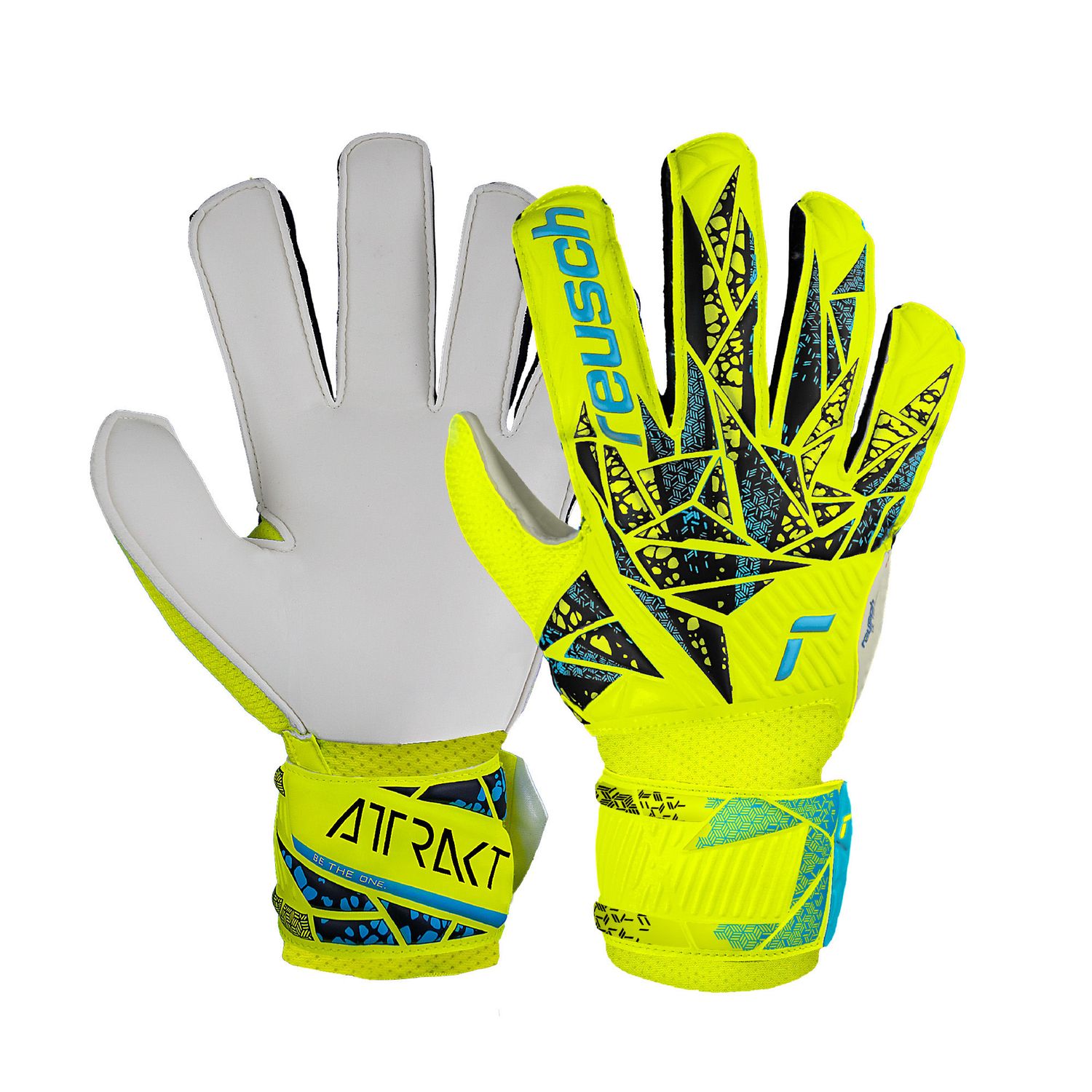 ATTRAKT SOLID JR GLOVE (NEON/BLUE)