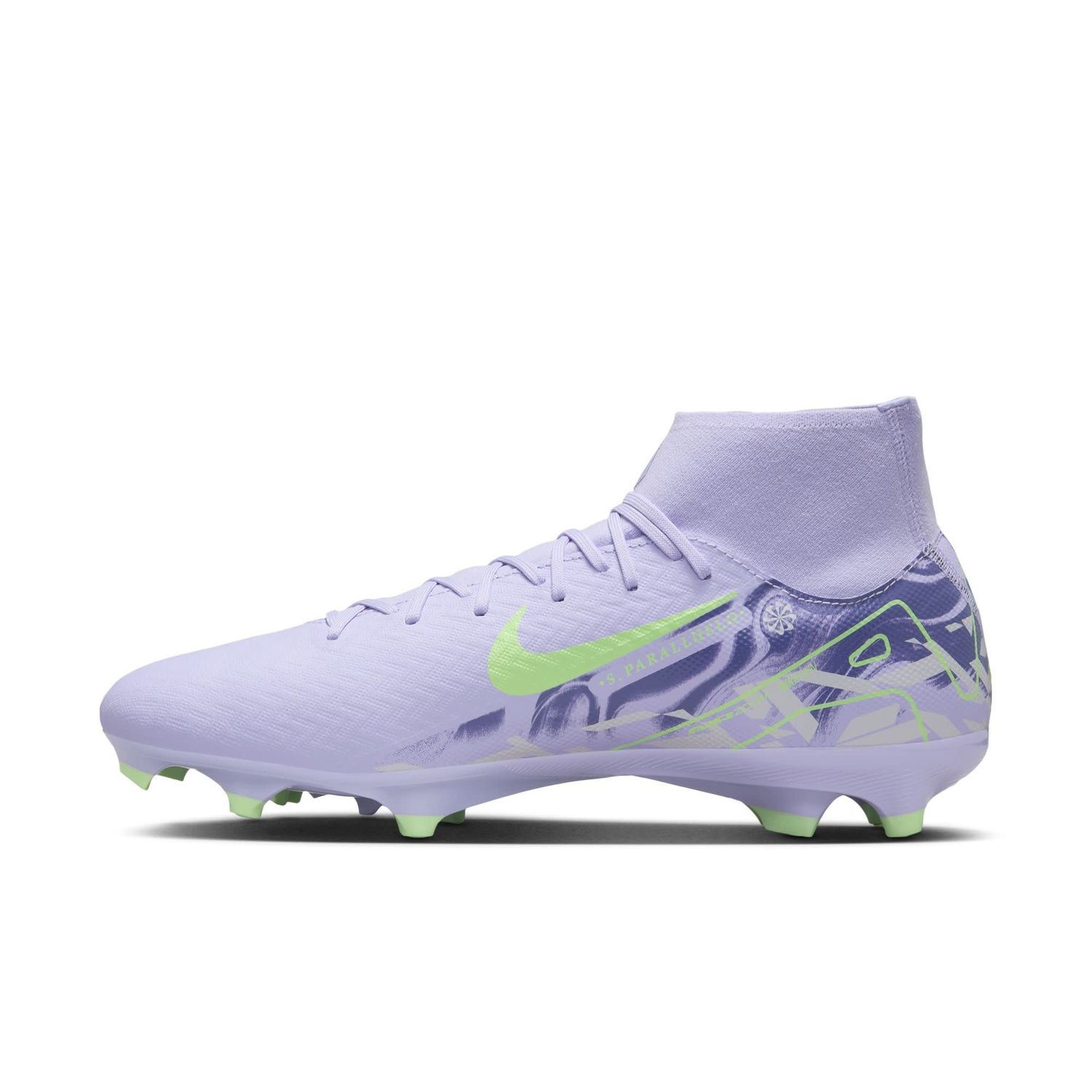 ZOOM MERCURIAL SUPERFLY 10 ACADEMY FG/MG (PURPLE/BARELY VOLT)