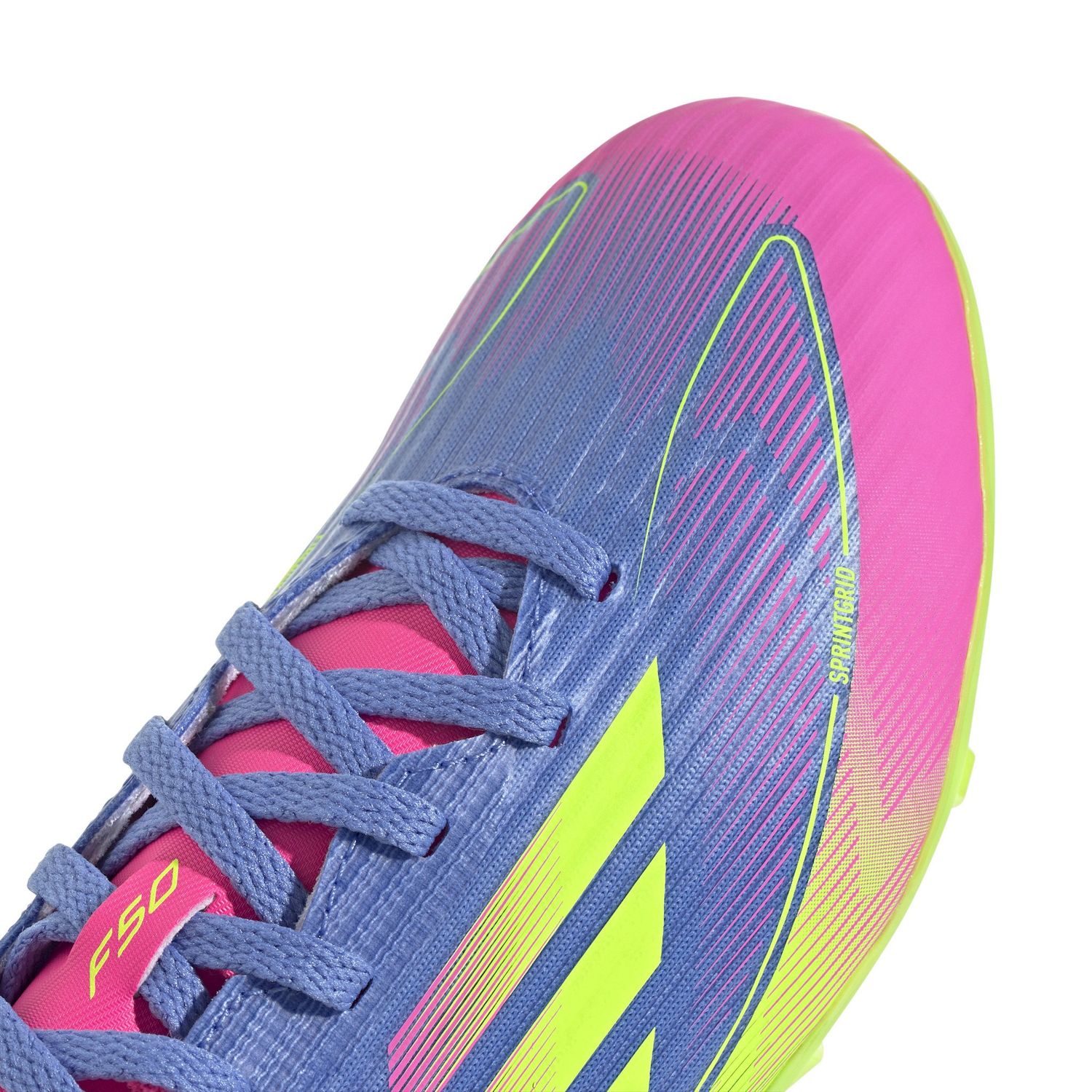 F50 LEAGUE FG/MG JR (BLUE/LIME/PINK)